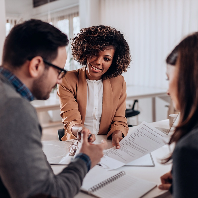 Our Process - Step 2 Pre-Qualify pre-qualification mortgage couple with lender