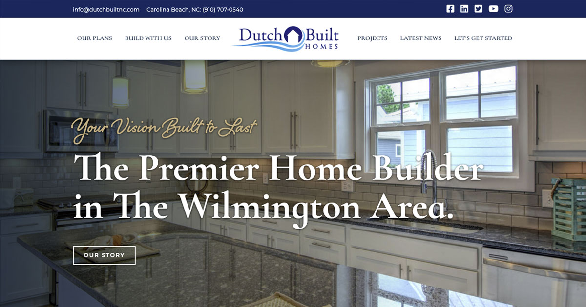 Wilmington Custom Home Builder Wilmington New Homes
